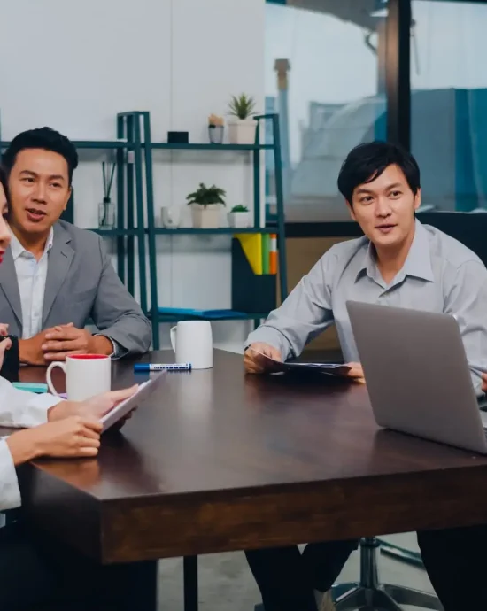 millennial-asia-businessmen-businesswomen-having-conference-video-call-meeting-brainstorming-ideas-about-new-project-colleagues-working-together-planning-strategy-enjoy-teamwork-modern-office millennial-asia-businessmen-businesswomen-having-conference-video-call-meeting-brainstorming-ideas-about-new-project-colleagues-working-together-planning-strategy-enjoy-teamwork-modern-office